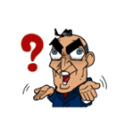 目力課長 瞠田(みはるだ)さん（個別スタンプ：35）