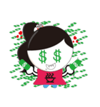 San Wen girl（個別スタンプ：36）
