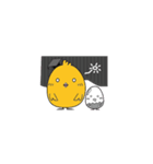 Chicken PhD and Egg boy（個別スタンプ：3）
