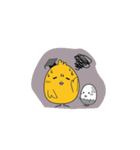 Chicken PhD and Egg boy（個別スタンプ：4）