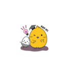Chicken PhD and Egg boy（個別スタンプ：7）