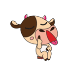 Lovely Dairy Cow Multiple Personality（個別スタンプ：21）