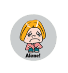 Blonde Haired Lady（個別スタンプ：6）