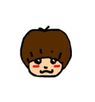おかっぱの少年（個別スタンプ：1）