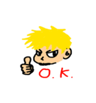 金髪の少年（個別スタンプ：6）