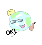 月と地球と太陽さん（個別スタンプ：3）