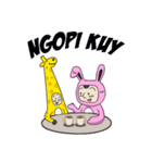 Kelinci Merah Muda（個別スタンプ：3）