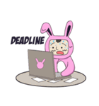 Kelinci Merah Muda（個別スタンプ：11）