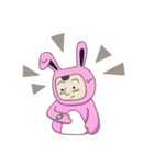 Kelinci Merah Muda（個別スタンプ：16）