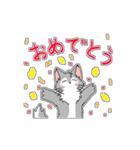 白猫ミーちゃんとゆかいな仲間たち（個別スタンプ：16）