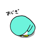 よく見かけるペンギンペンタ（個別スタンプ：7）
