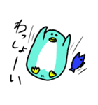 よく見かけるペンギンペンタ（個別スタンプ：18）