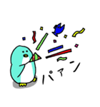 よく見かけるペンギンペンタ（個別スタンプ：21）