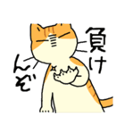 MIX猫 茶×白【ねこのきもち】（個別スタンプ：17）