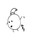 しろめのにわとり（個別スタンプ：3）