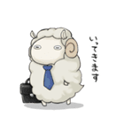 羊のジンくん＆ラムちゃんスタンプ（個別スタンプ：10）