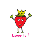 Strawberr prince English ver.（個別スタンプ：14）