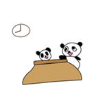 パンダ親子の日常劇場（個別スタンプ：4）