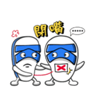 Blue＆White＆Try（個別スタンプ：40）