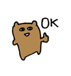 聞いてくれるくま（個別スタンプ：6）