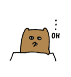 聞いてくれるくま（個別スタンプ：35）