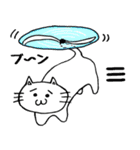 シュール猫『ジロキチとゴマゾウ』（個別スタンプ：3）