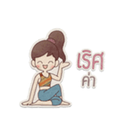 Dooyoga, the little girl（個別スタンプ：28）