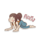 Dooyoga, the little girl（個別スタンプ：29）