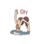 Dooyoga, the little girl（個別スタンプ：30）