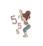 Dooyoga, the little girl（個別スタンプ：31）