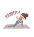 Dooyoga, the little girl（個別スタンプ：34）