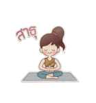 Dooyoga, the little girl（個別スタンプ：38）