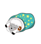 Cute White Sheep（個別スタンプ：4）