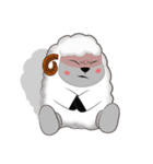 Cute White Sheep（個別スタンプ：10）