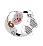 Cute White Sheep（個別スタンプ：12）