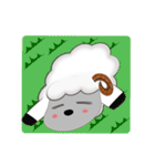 Cute White Sheep（個別スタンプ：13）