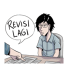 Derita Mahasiswa（個別スタンプ：1）