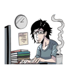 Derita Mahasiswa（個別スタンプ：4）