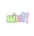 アルファベットちゃん英語挨拶編（個別スタンプ：5）