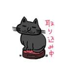 ゆるかわ 黒猫 すー様（個別スタンプ：6）