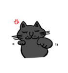 ゆるかわ 黒猫 すー様（個別スタンプ：10）