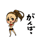 エアロビのお姉さん（個別スタンプ：5）