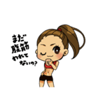 エアロビのお姉さん（個別スタンプ：18）