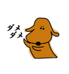 ダックス犬・タロスタンプ（個別スタンプ：5）