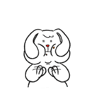Chubby Rabbit DD（個別スタンプ：15）