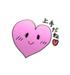 ハートちゃんの褒め言♡（個別スタンプ：13）