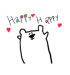 kawaii polar bear（個別スタンプ：4）