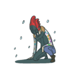 Johnny the weird winter hat（個別スタンプ：4）