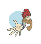 Johnny the weird winter hat（個別スタンプ：5）