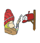 Johnny the weird winter hat（個別スタンプ：6）